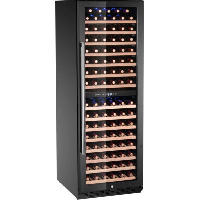 Chladička na víno, 2 zónvá, 131 lahví, Arktic, 418L, Černá, 680x595x(H)1760mm | 237137